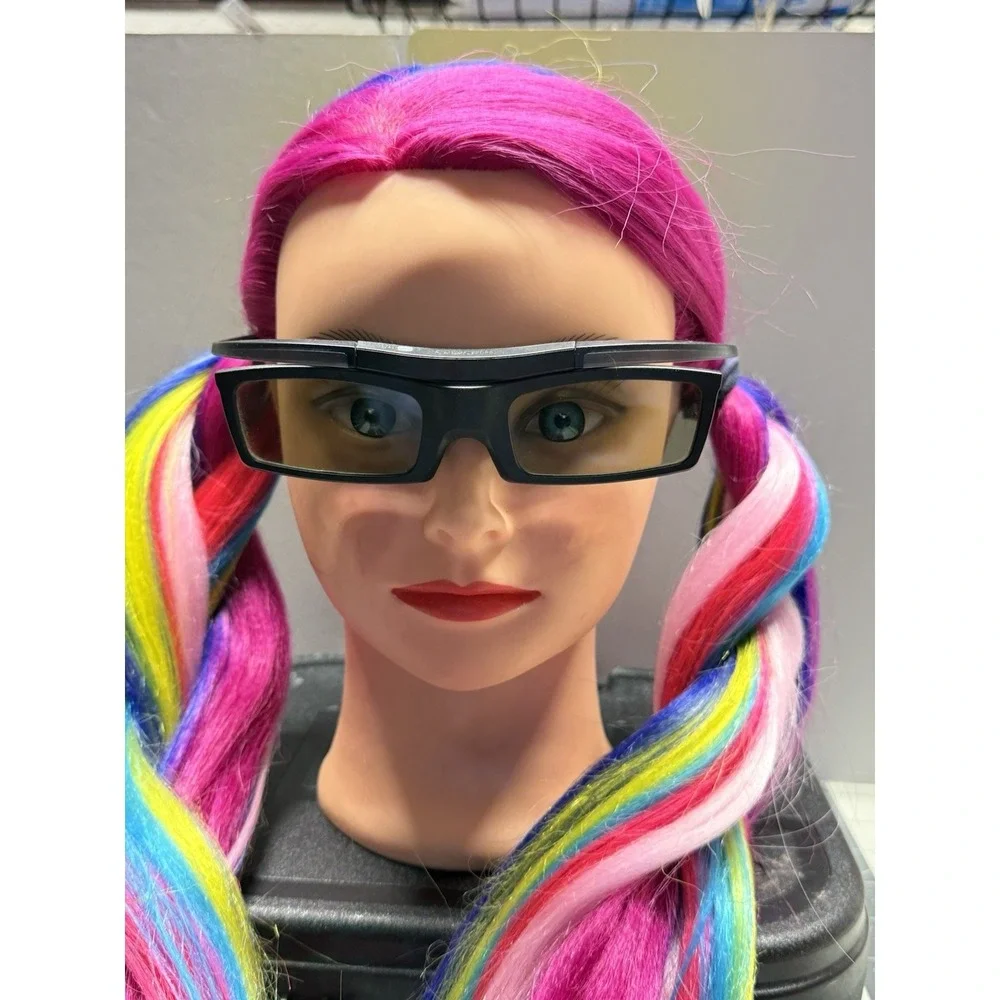 Samsung OEM Smart TV 3D Two Pairs Active Glasses SSG-4100GB 3V Untested As Is!